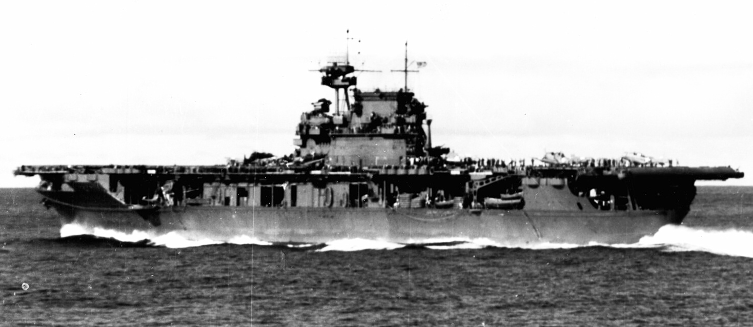 USS Yorktown at Midway